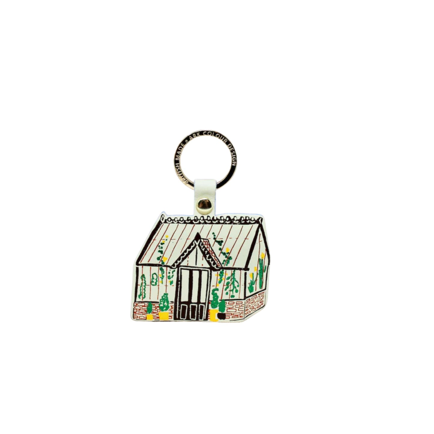 Greenhouse Key Fob - Cream
