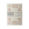 Patterned Placecards - Set of 10 / Plaster Pink