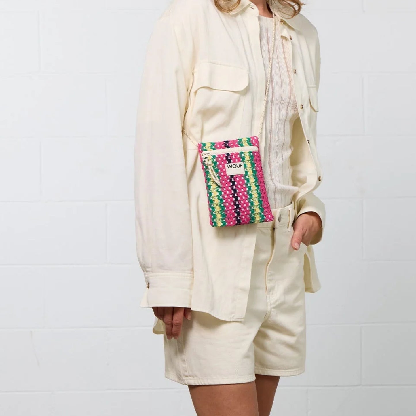 Wouf Crochet Phone Bag - Tramontane