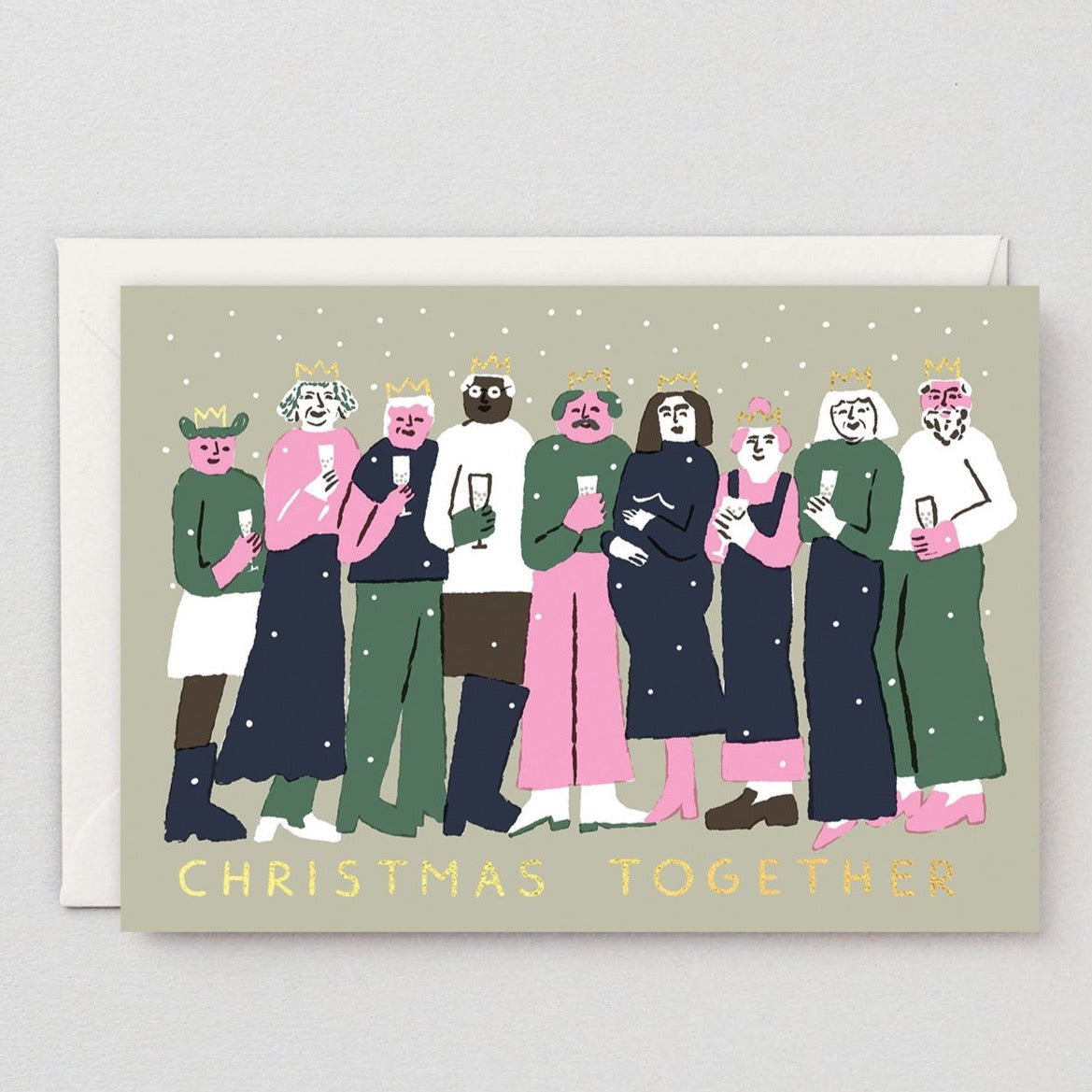 Christmas Together Illustrated Card