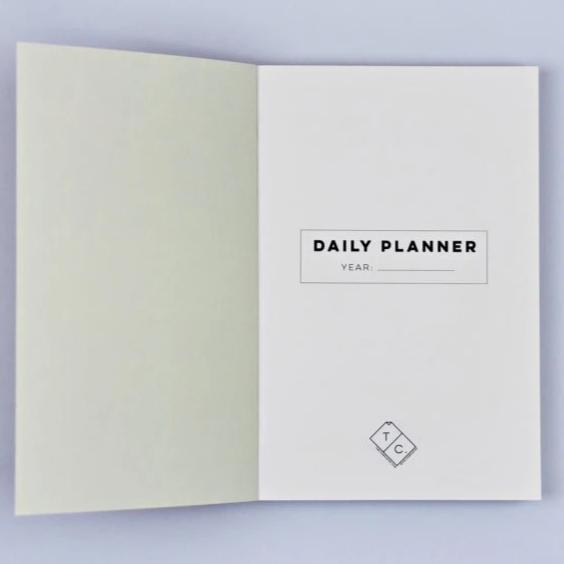 The Daily Planner Undated A5 - Giant Raindrops