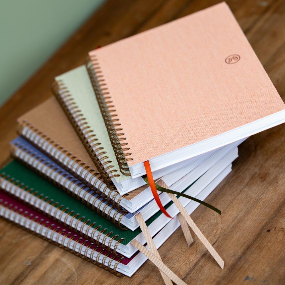 Wiro Bound Notebook - Ocean Coral