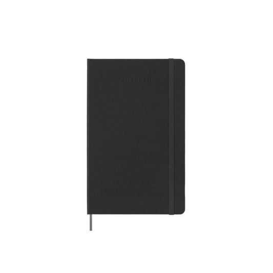 2024-2025 Daily Hard Cover Diary - Large / Black