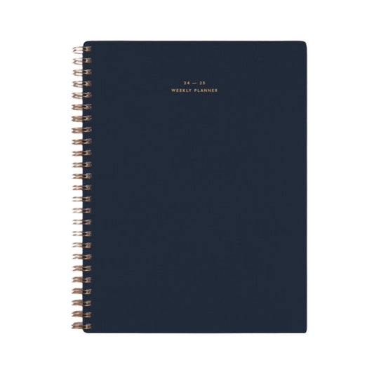2024-2025 Academic Weekly Grid Planner - Oxford Blue