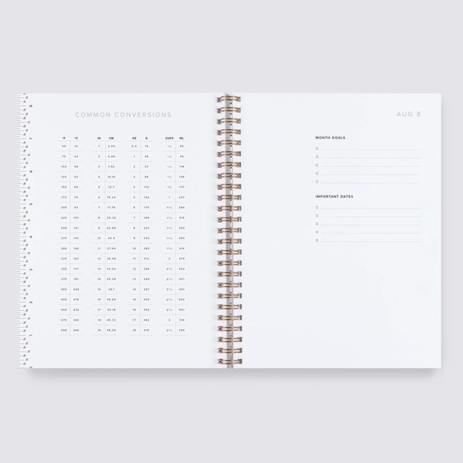 2024-2025 Academic Weekly Grid Planner - Hunter Green