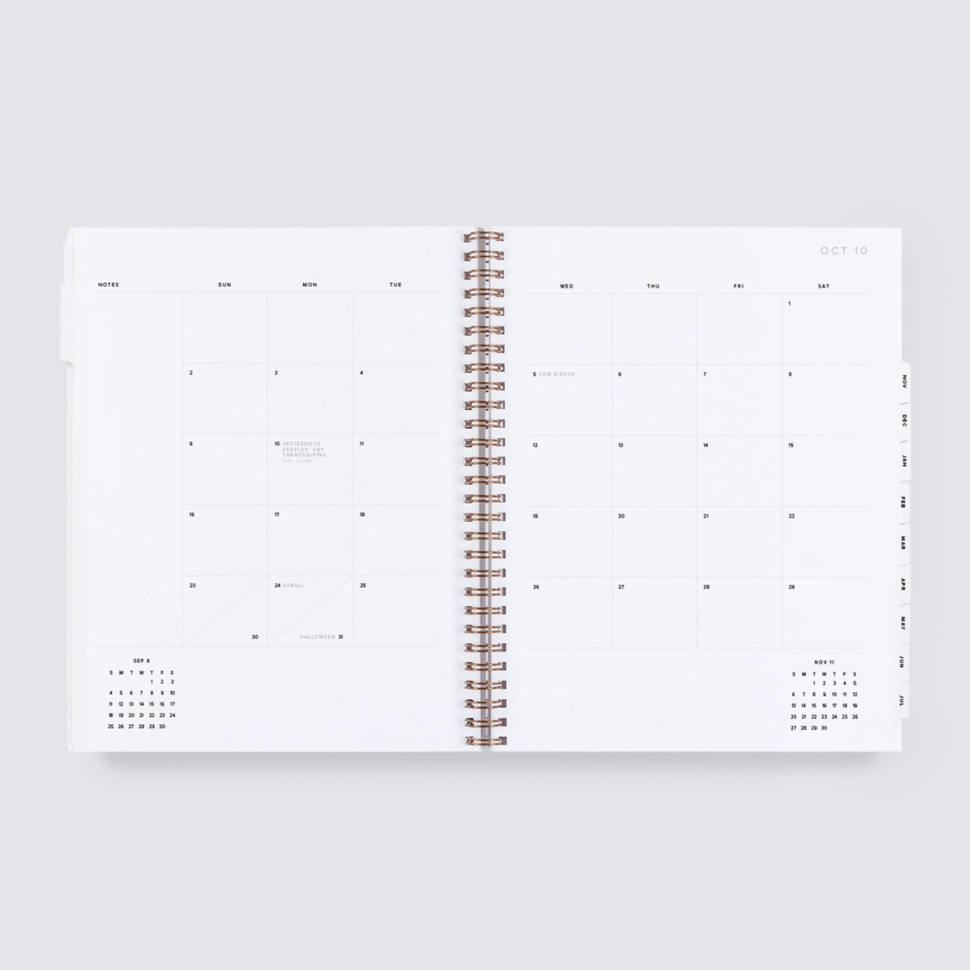 2024-2025 Academic Year Task Planner - Oxford Blue