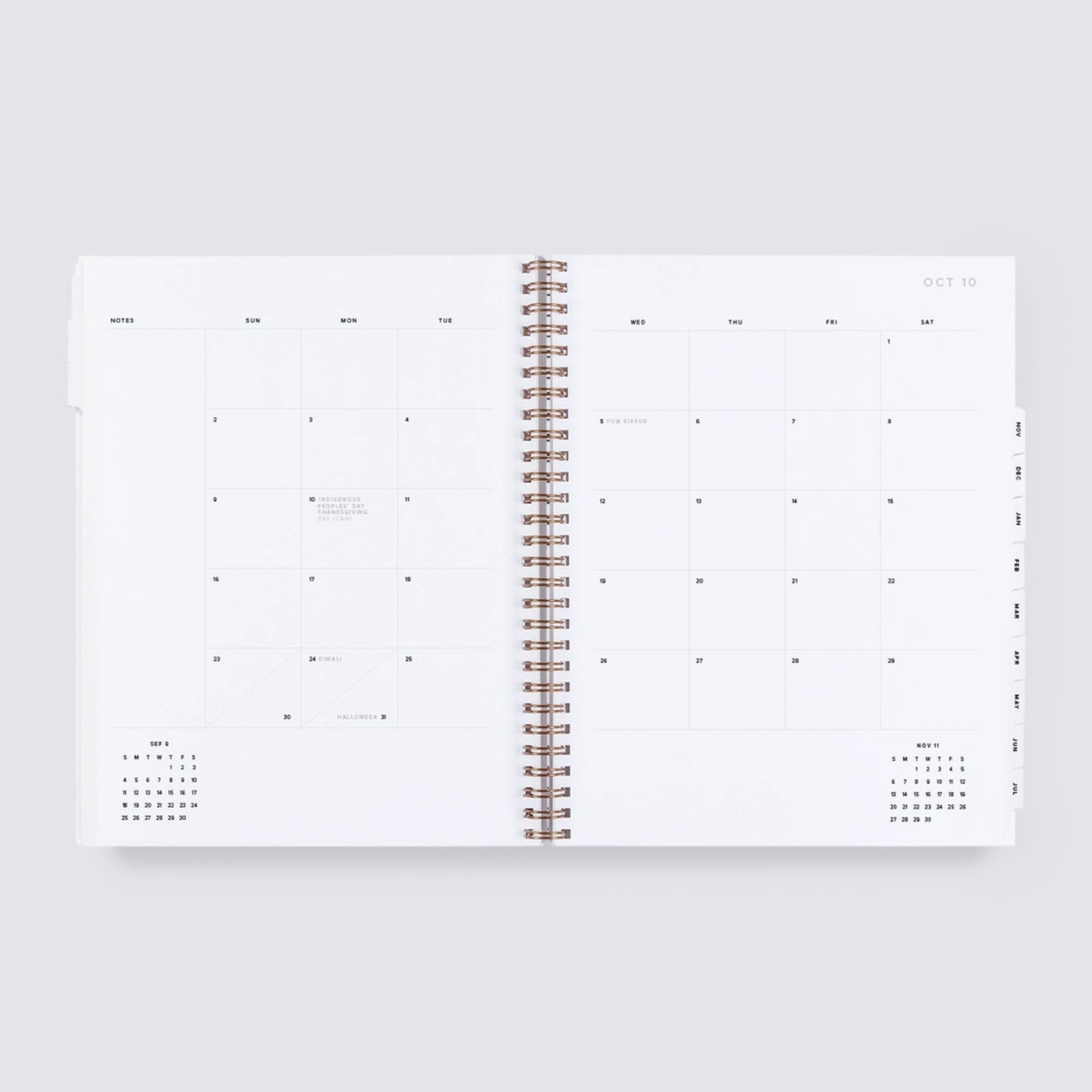 Academic Year Task Planner light Blue