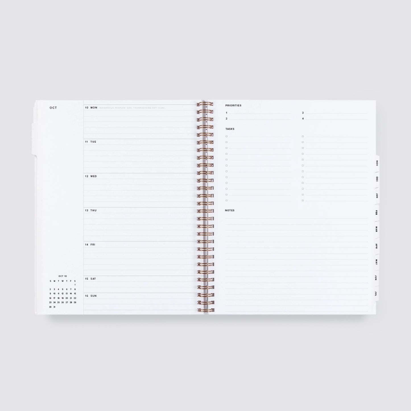 2024-2025 Academic Year Task Planner Blue