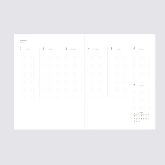 2024 Klasyk Weekly Diary - Ocean