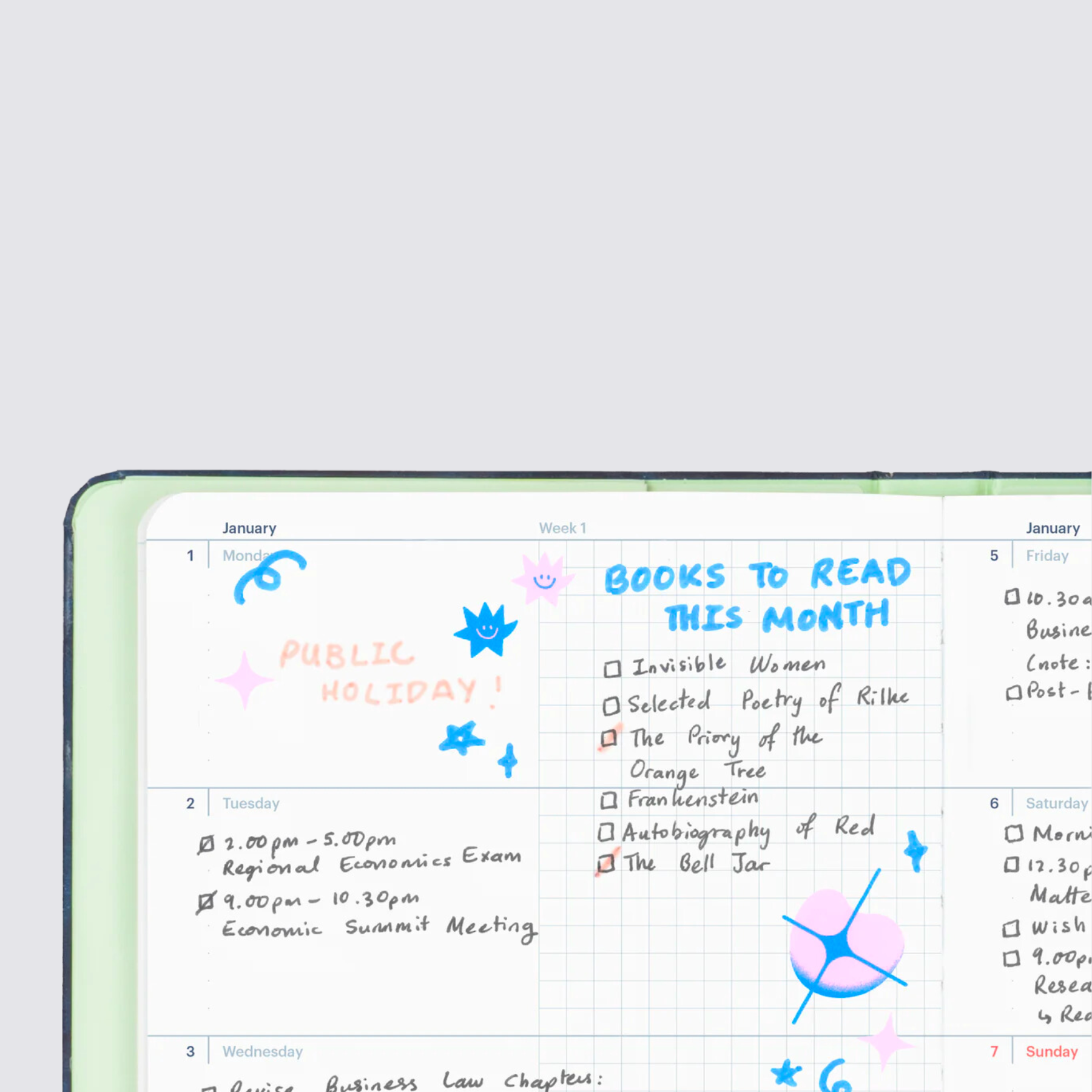 2024 Refillable Diary - Komorebi