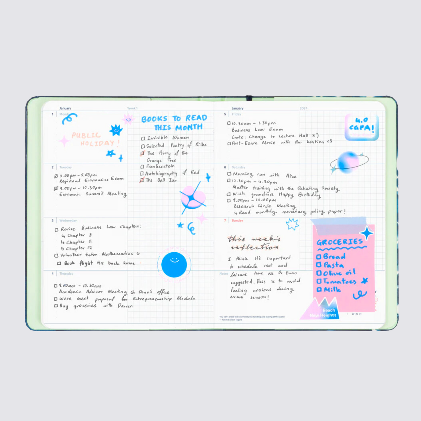 2024 Refillable Diary - Komorebi