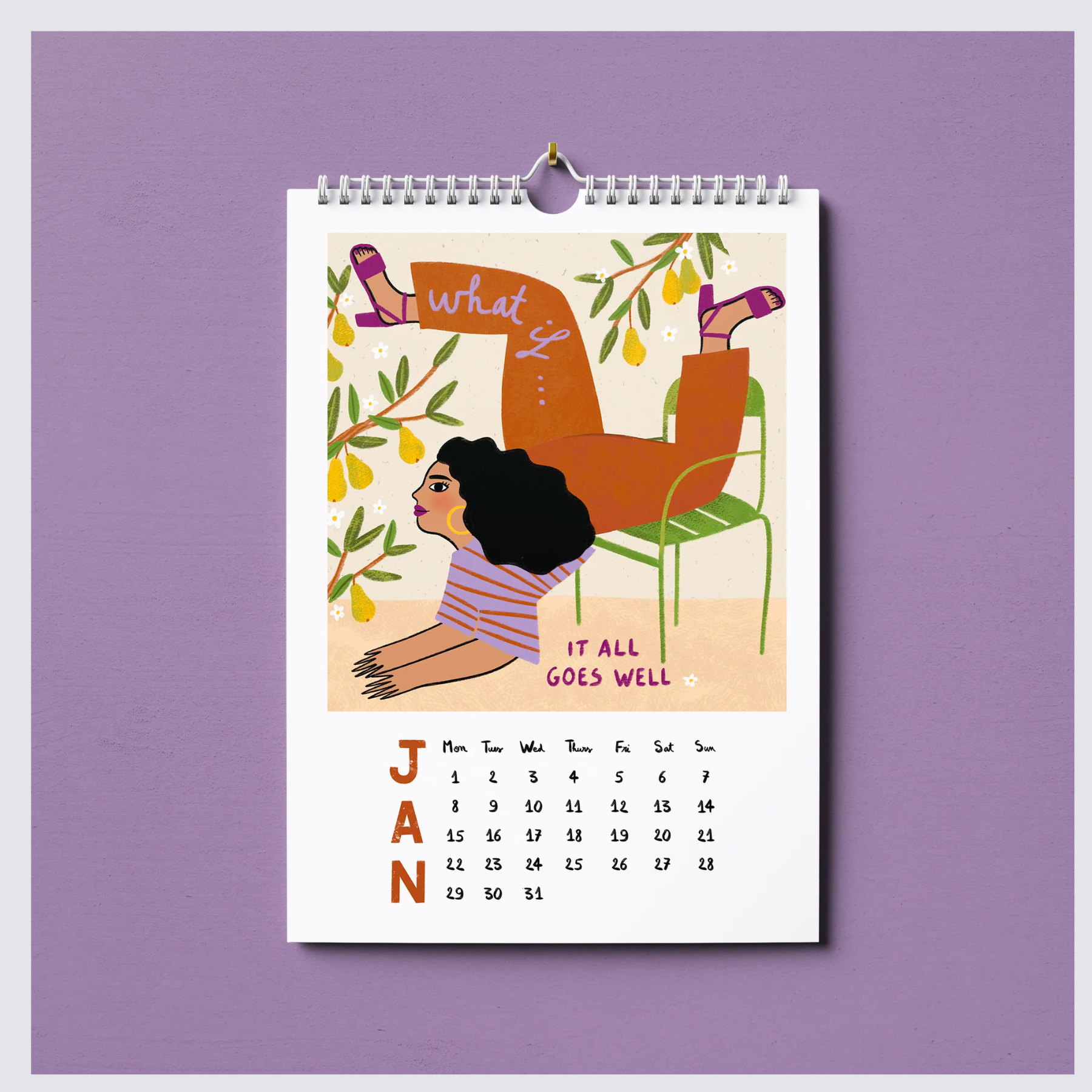 Wall Hanging Calendar 2024