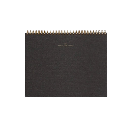 2025 Weekly Task Planner - Charcoal Grey