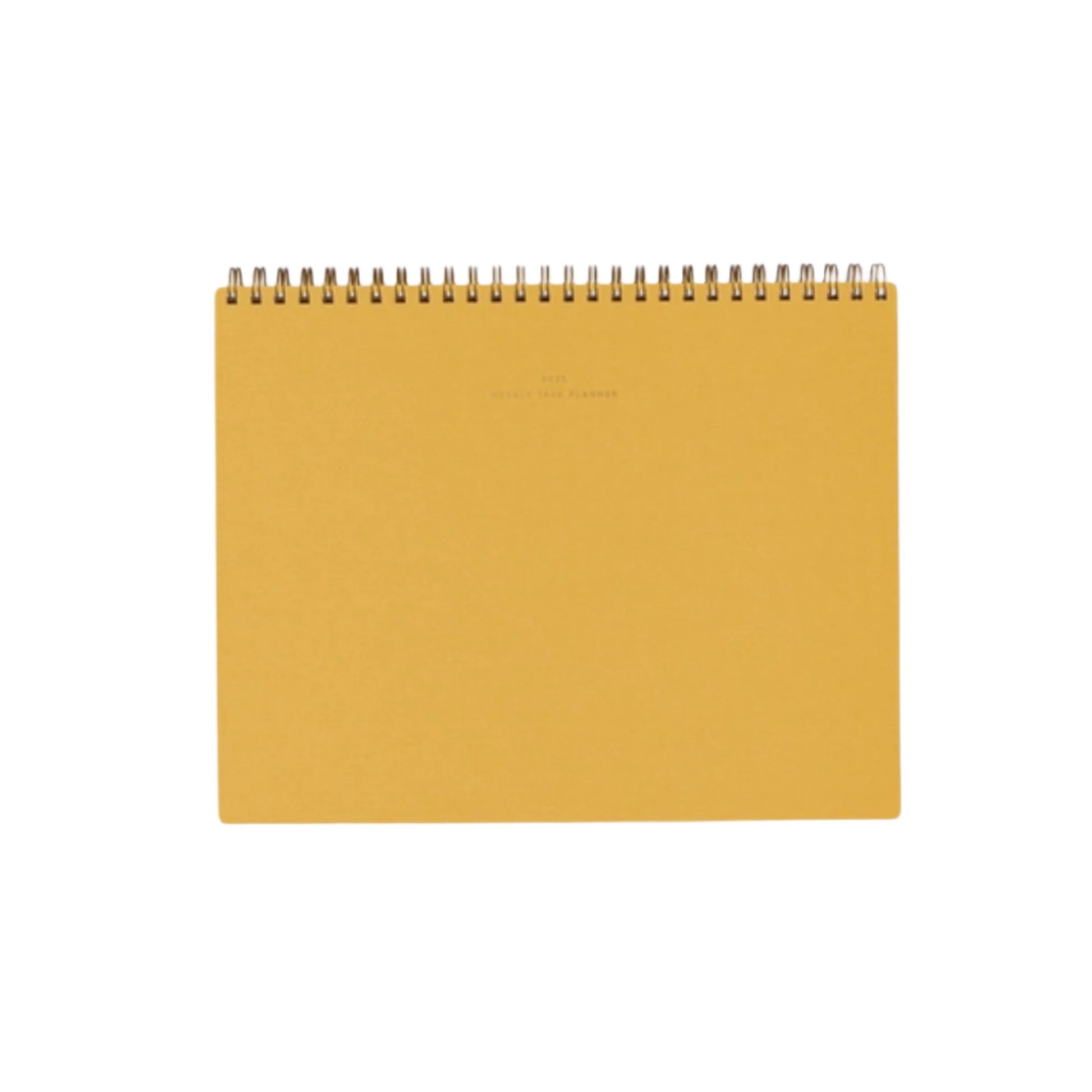 2025 Weekly Task Planner - Cobalt Yellow