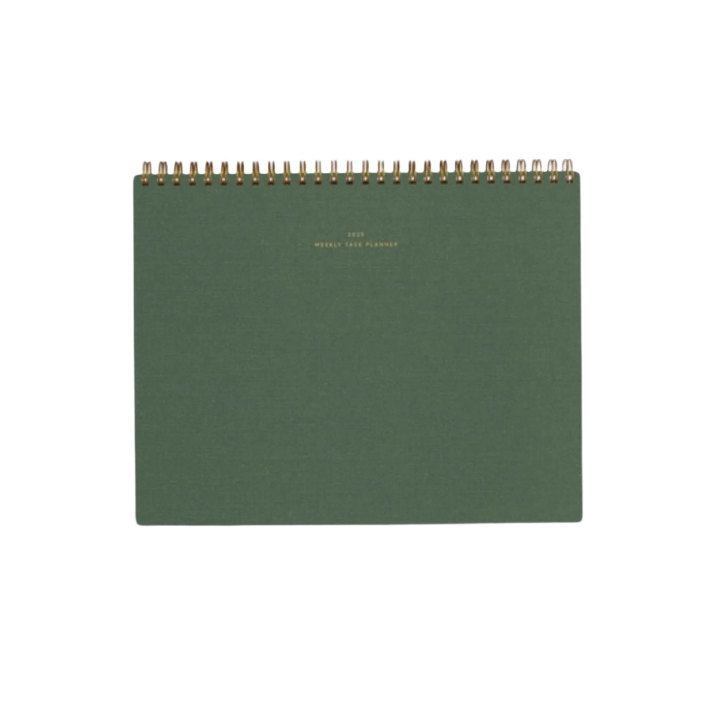 green dated planner for weekly tasks