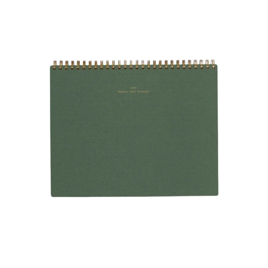 2025 Weekly Task Planner - Fern Green