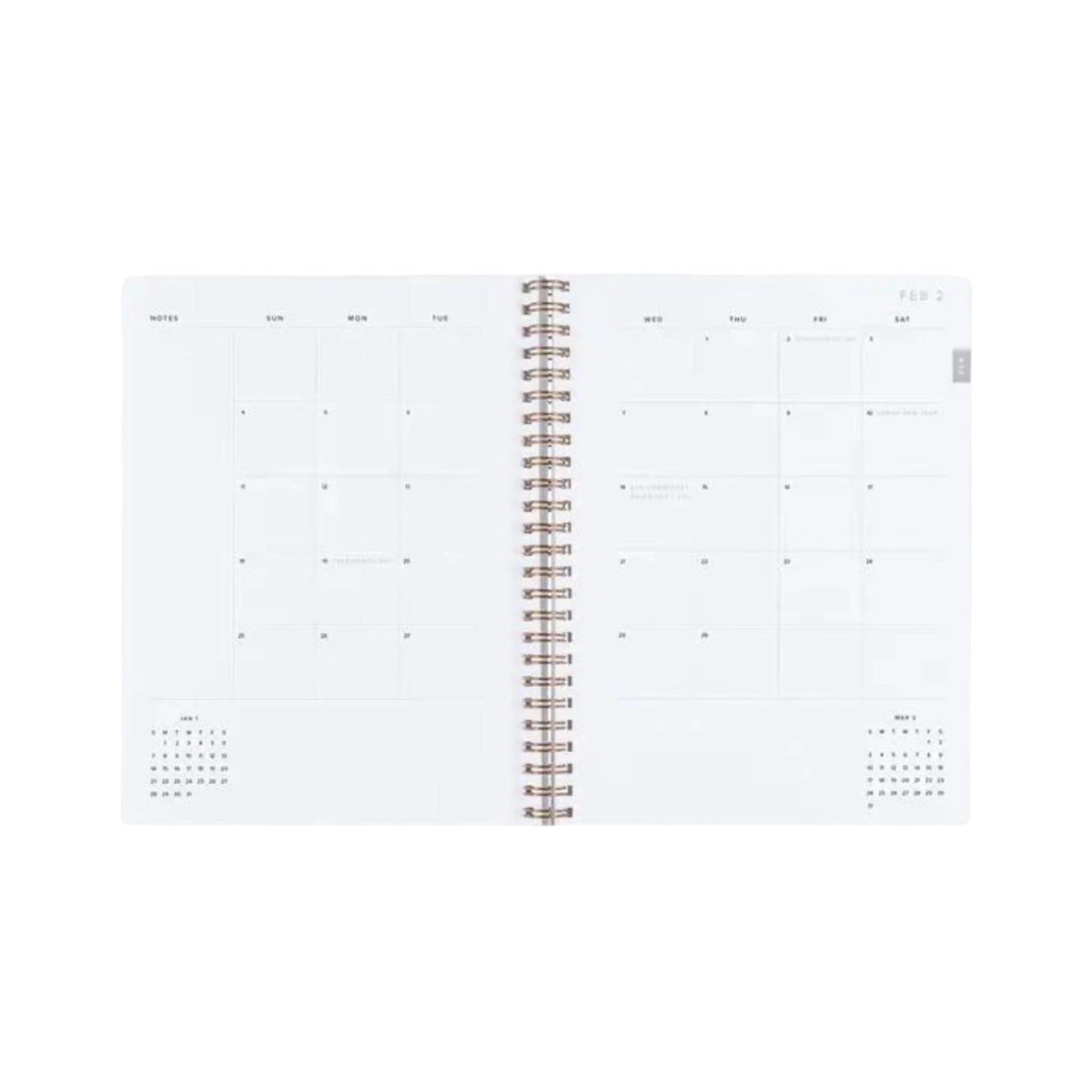 2025 Compact Task Planner - Chambray Blue