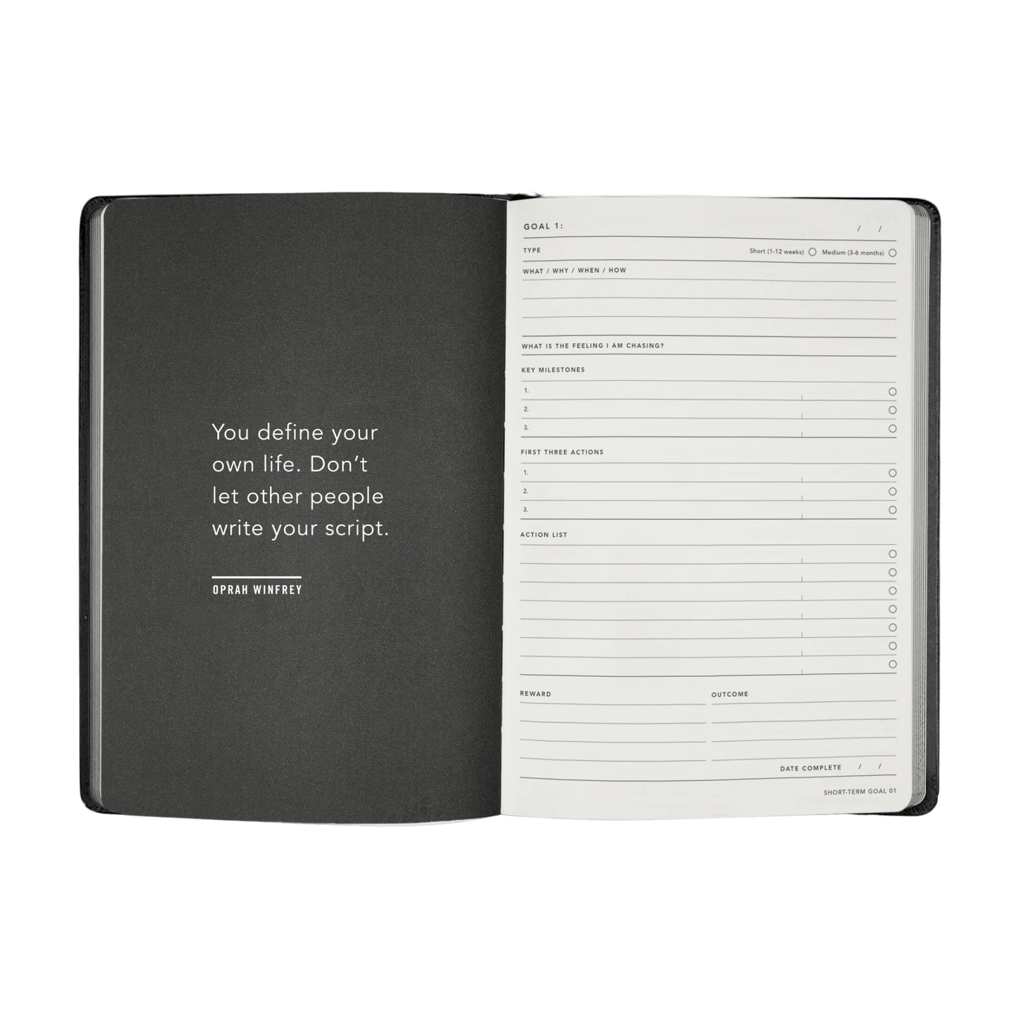 double page spread weekly diary 2025
