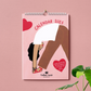2025 pretty illustrated calendar cover