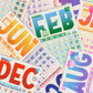 2026 Risograph Wall Calendar - A3