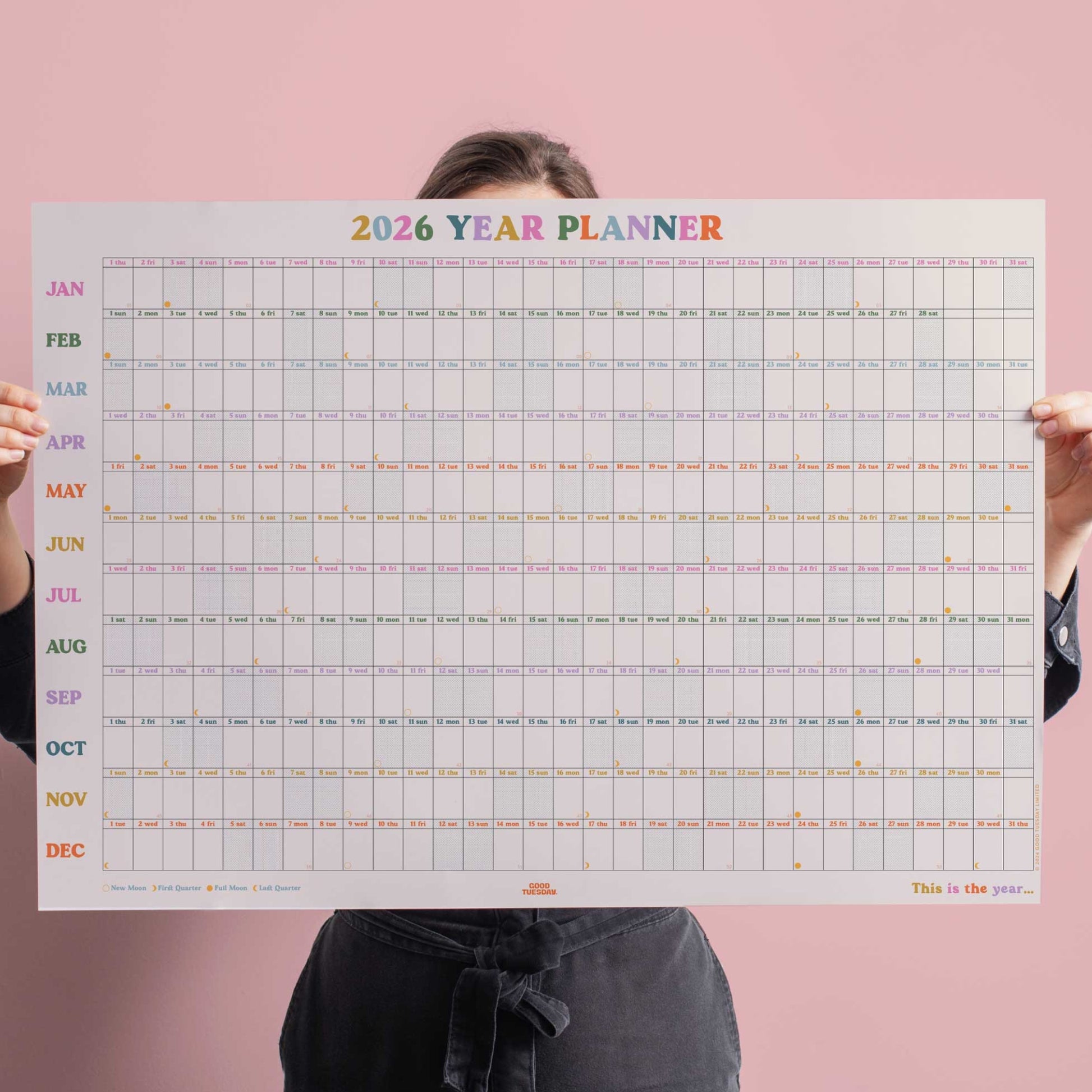 2026 Wall Planner - This Is the Year