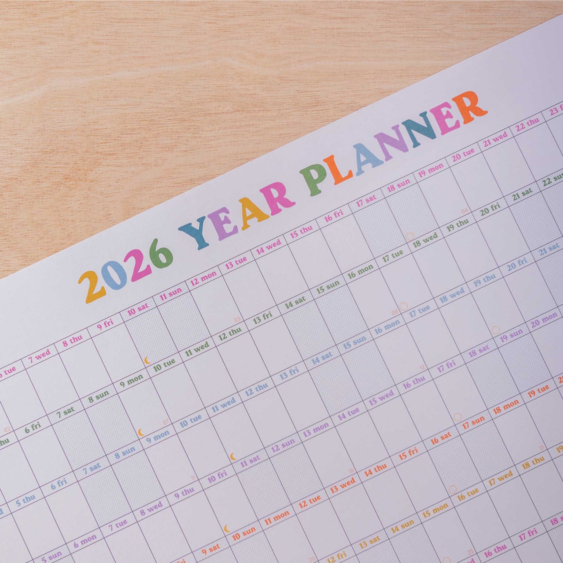 2026 Wall Planner - This Is the Year