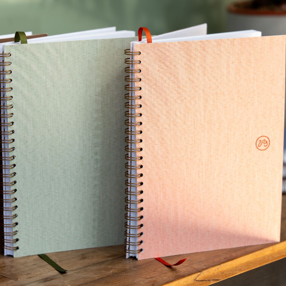 Wiro Bound Notebook - Ocean Algae