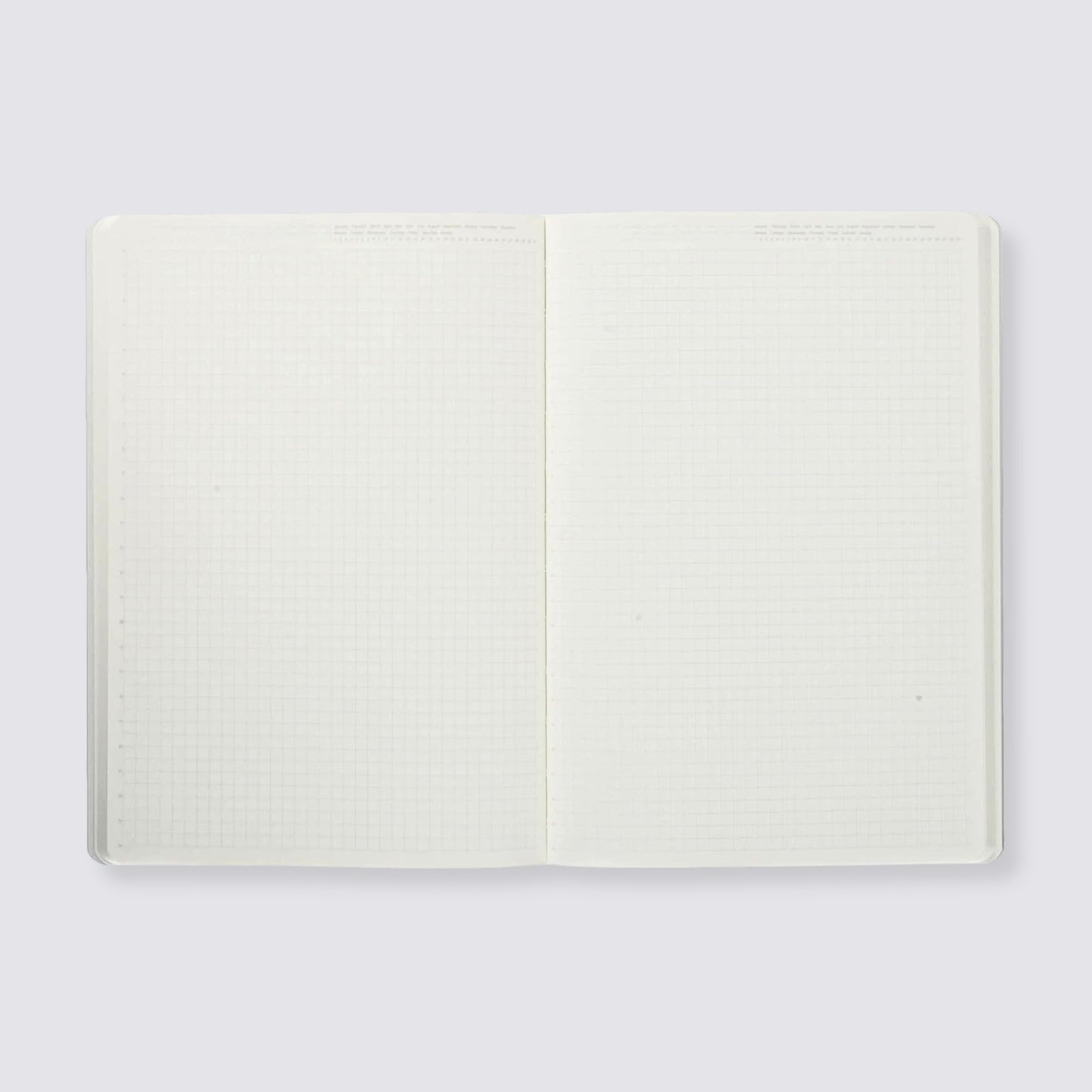 red graph A5 notebook