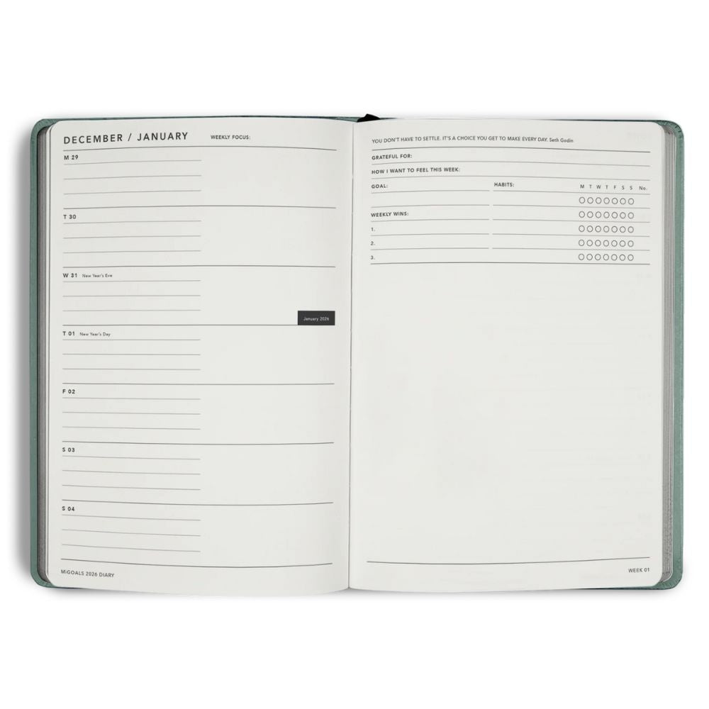 2026 A5 Weekly Notes Diary - From Little Things