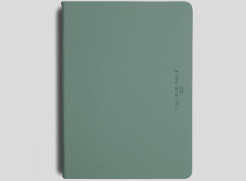 2026 Goal Digger Diary - Classic / Sea Green
