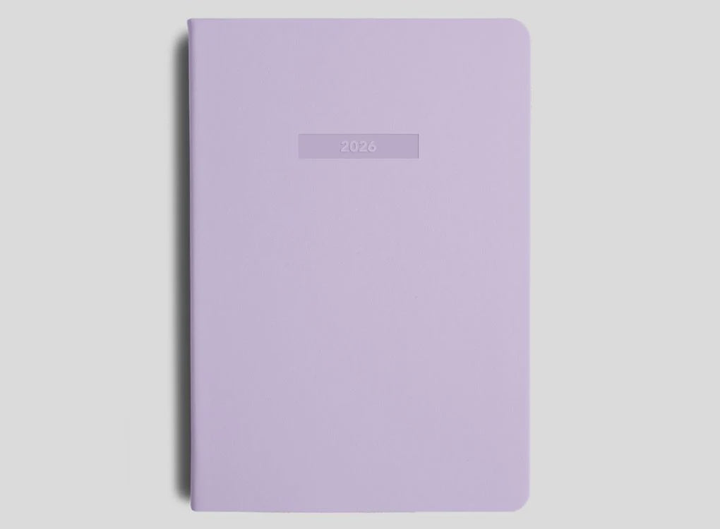 2026 A5 Weekly Notes Diary - Lilac