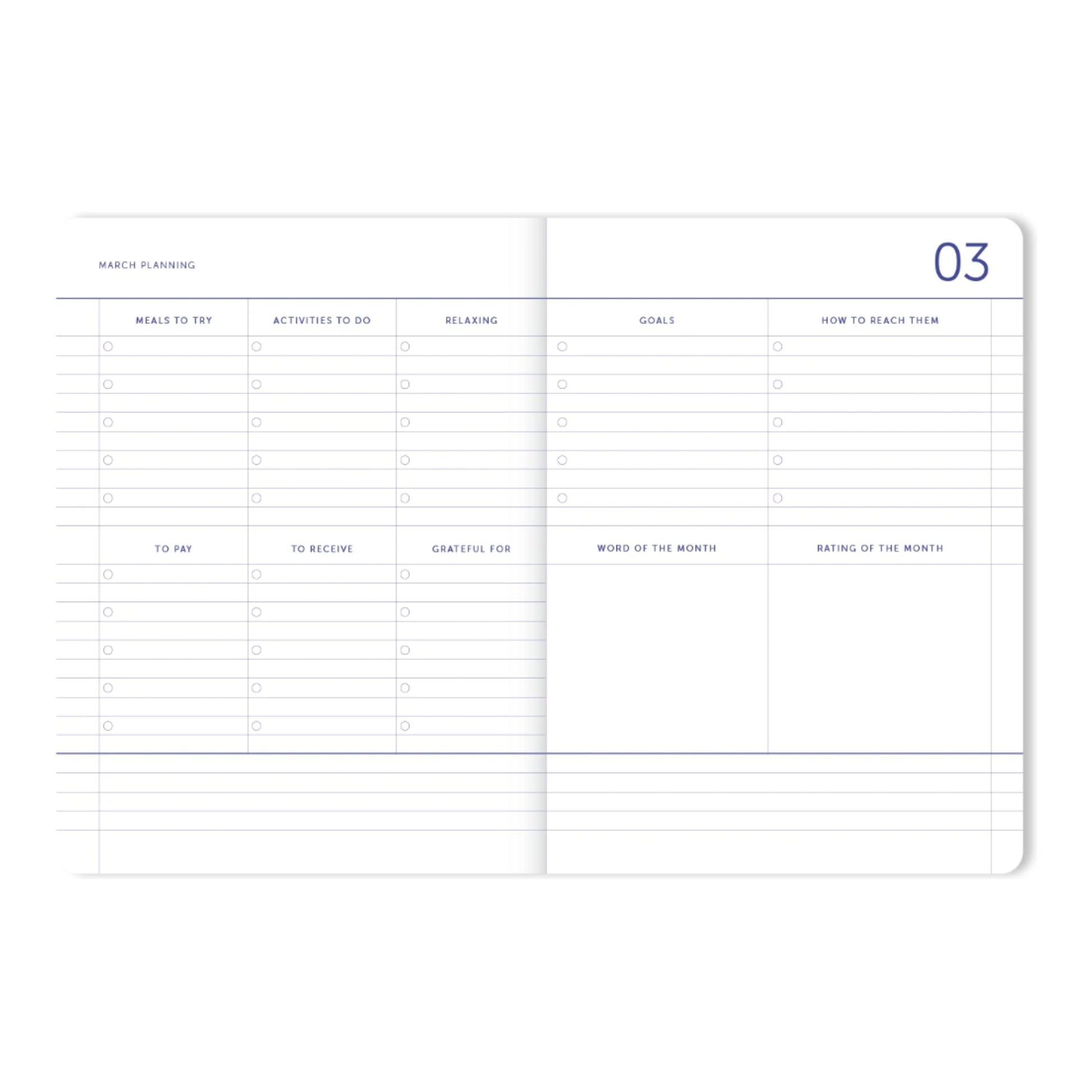 2025 My Journal Weekly Diary - Flow Coral