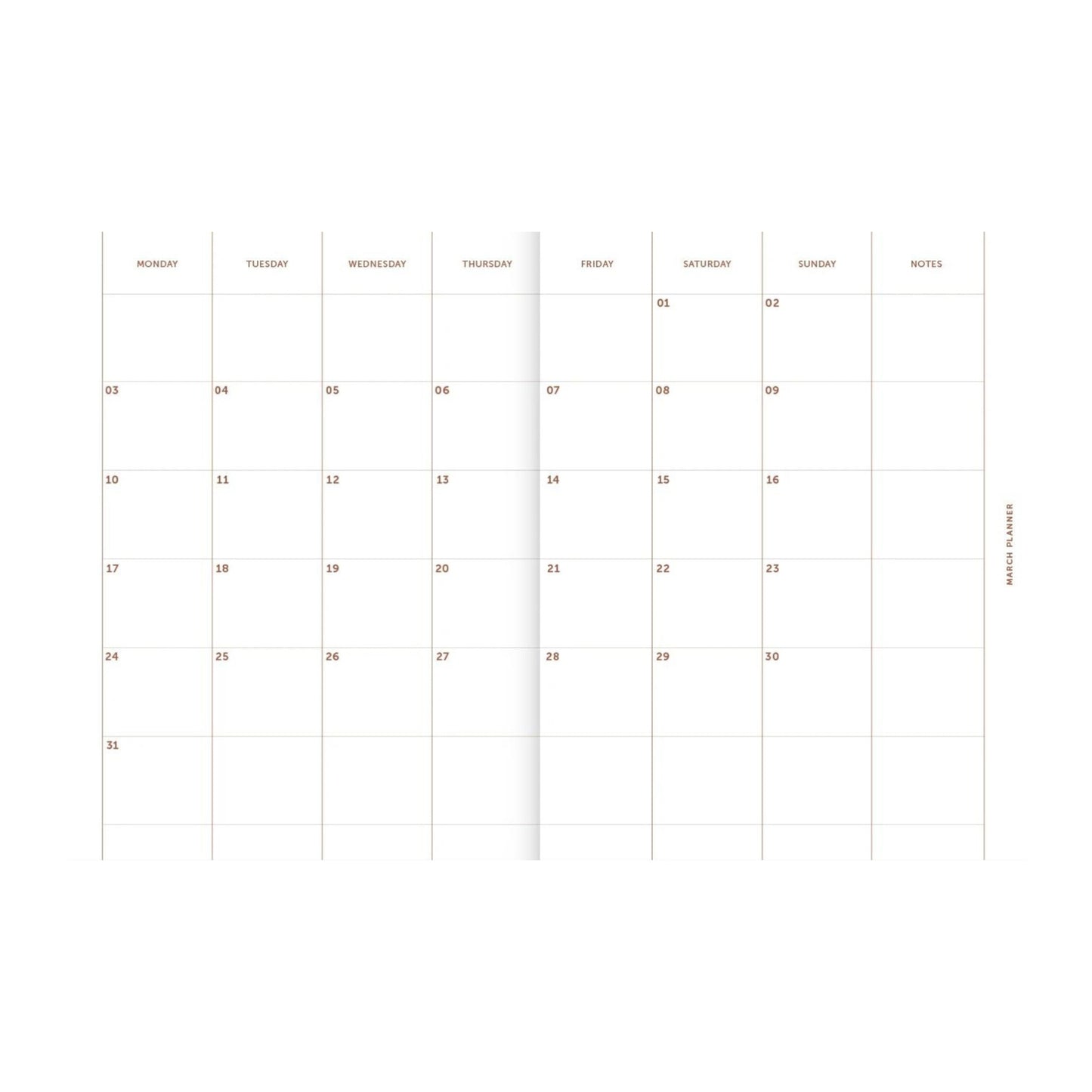 2025 A-Planner Weekly Diary - Linen