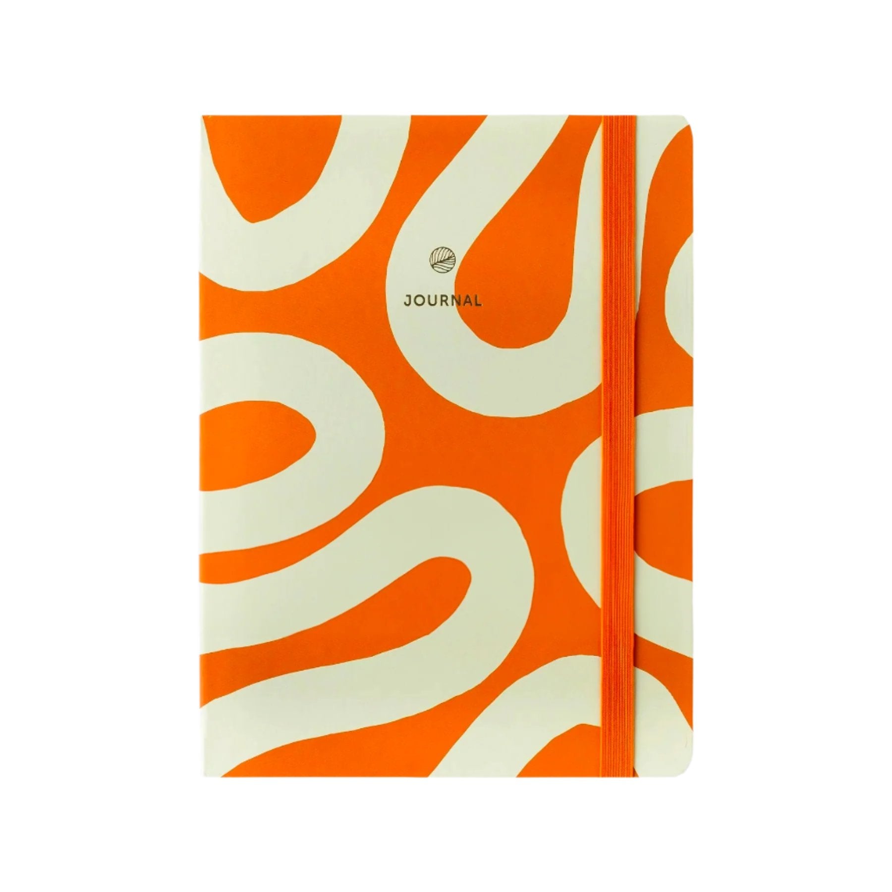 Hardback Notebook - Orange Wiggle