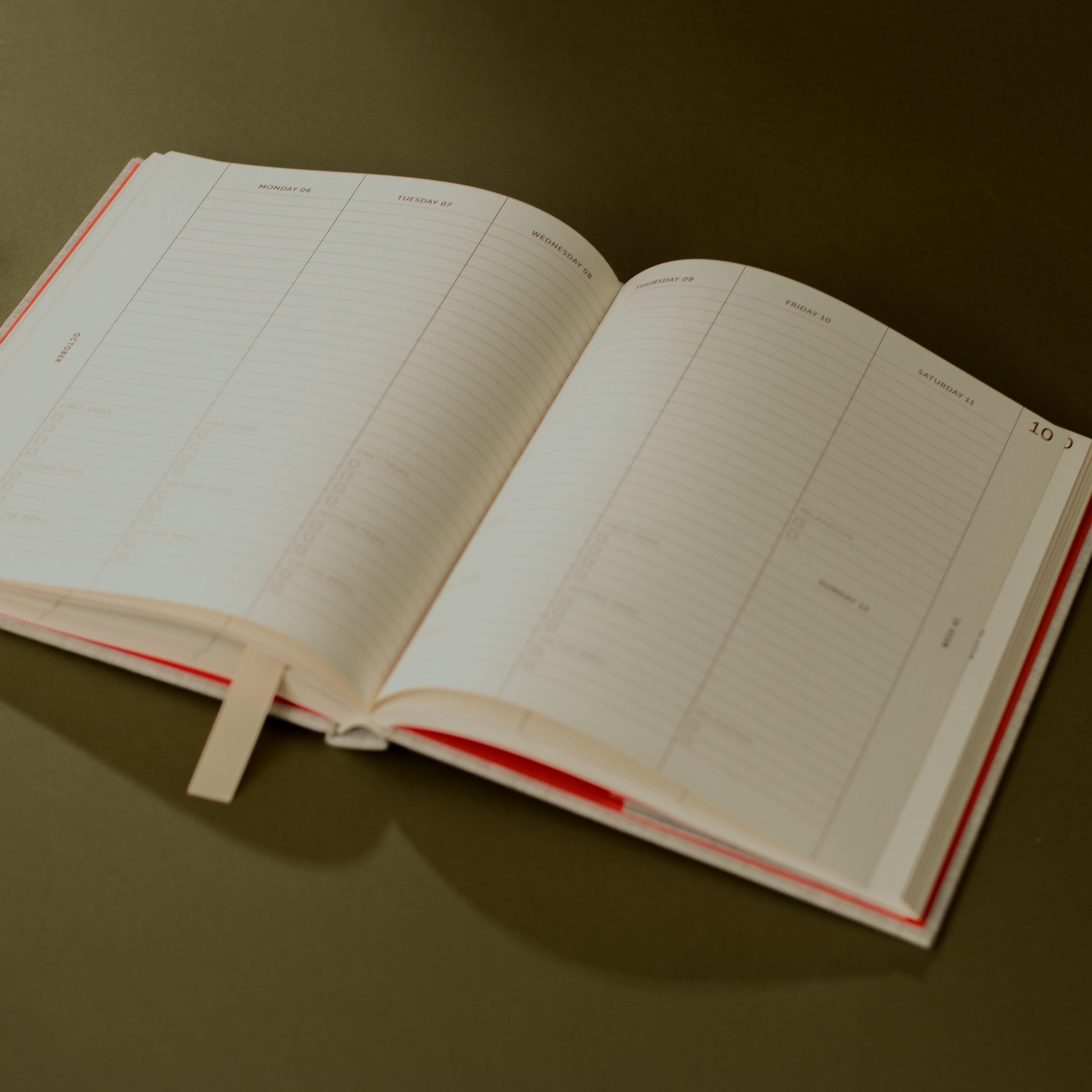 2025 A-Planner Weekly Diary - Linen