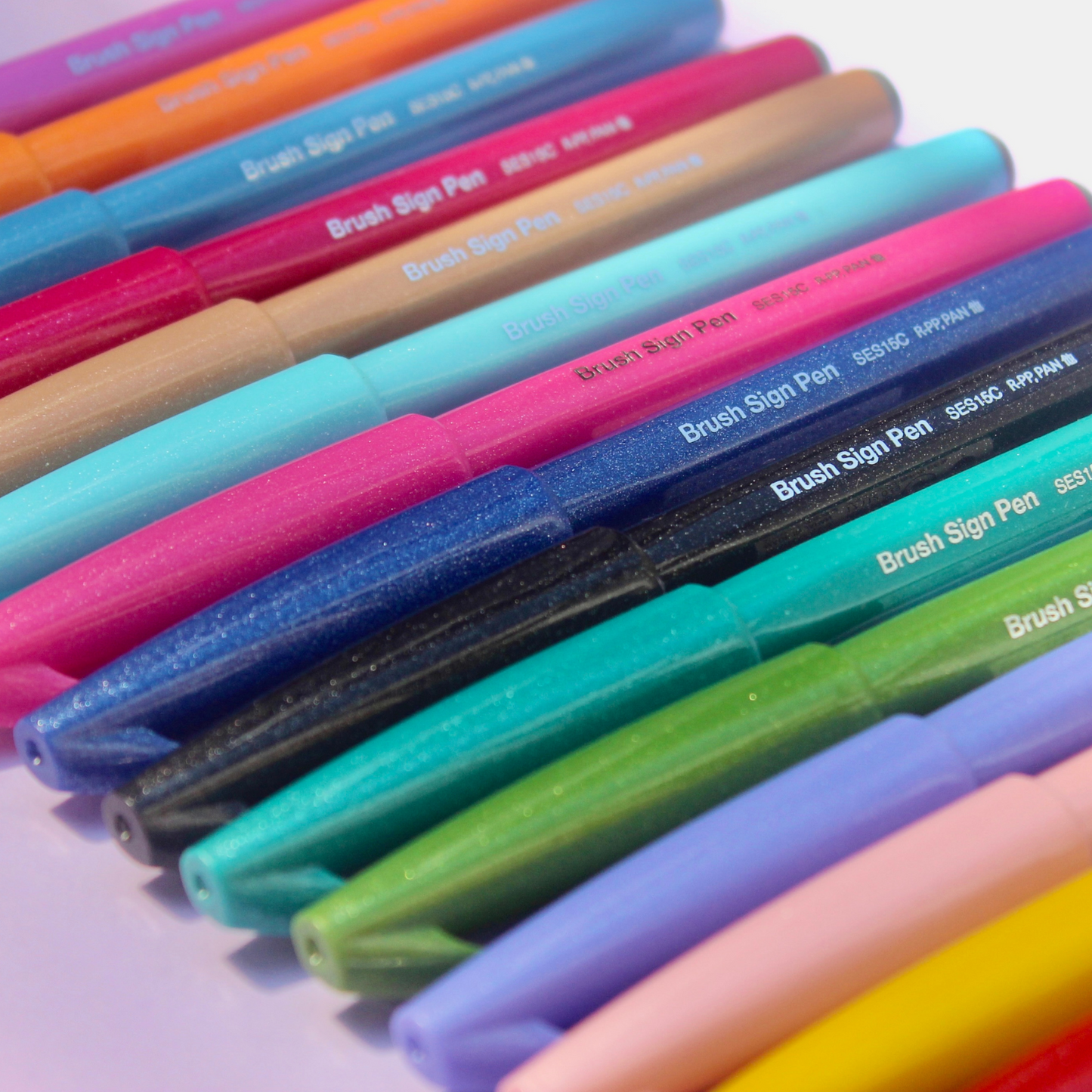Brush Sign Pen - Set of 10 Primary