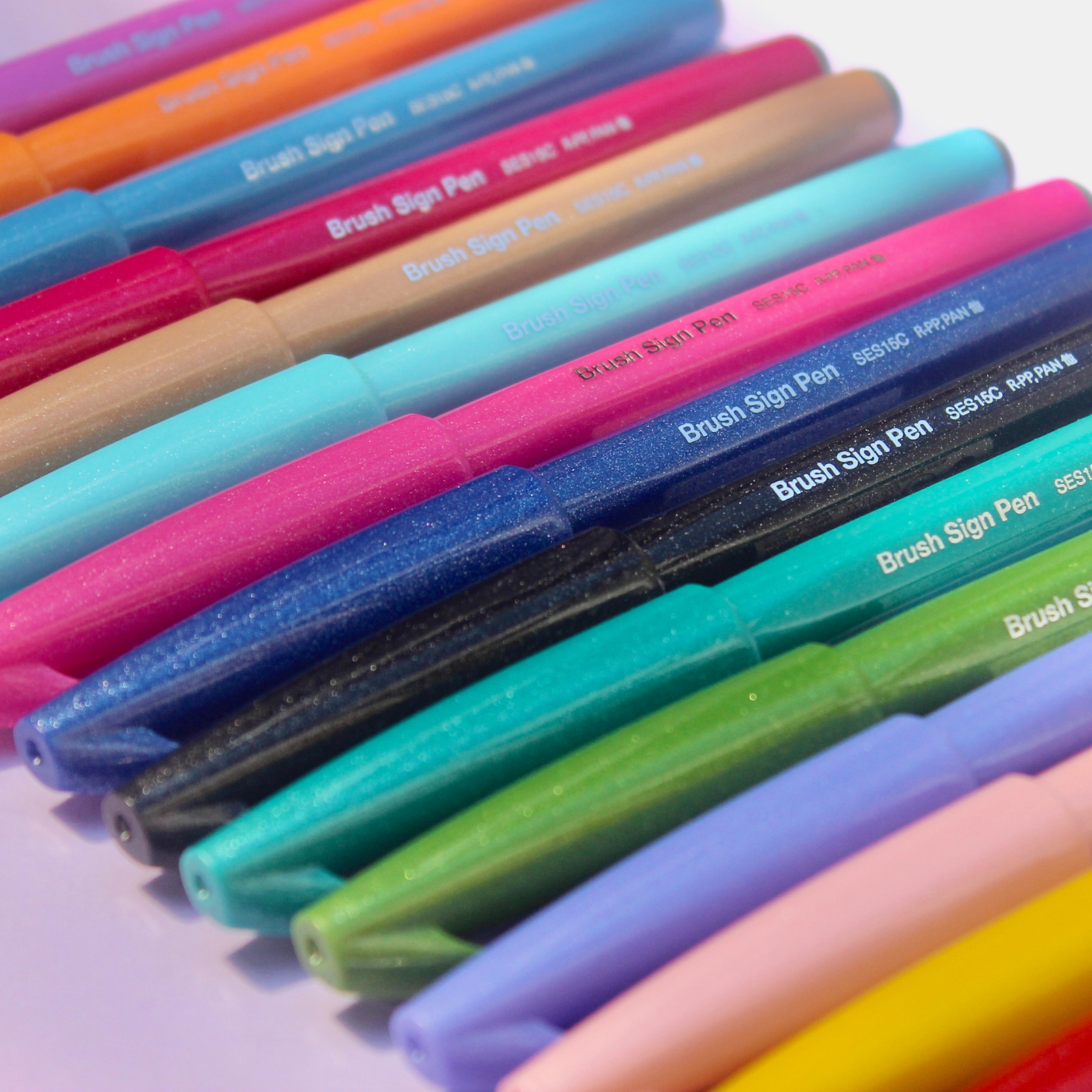 Brush Sign Pen - Set of 10 Primary
