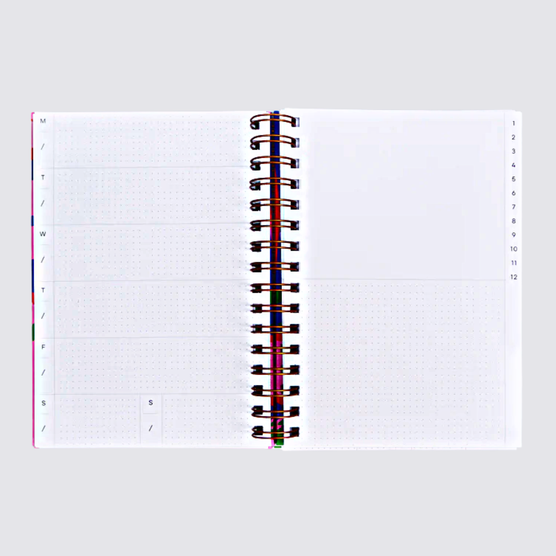 Athens Undated Hardcover Weekly Planner