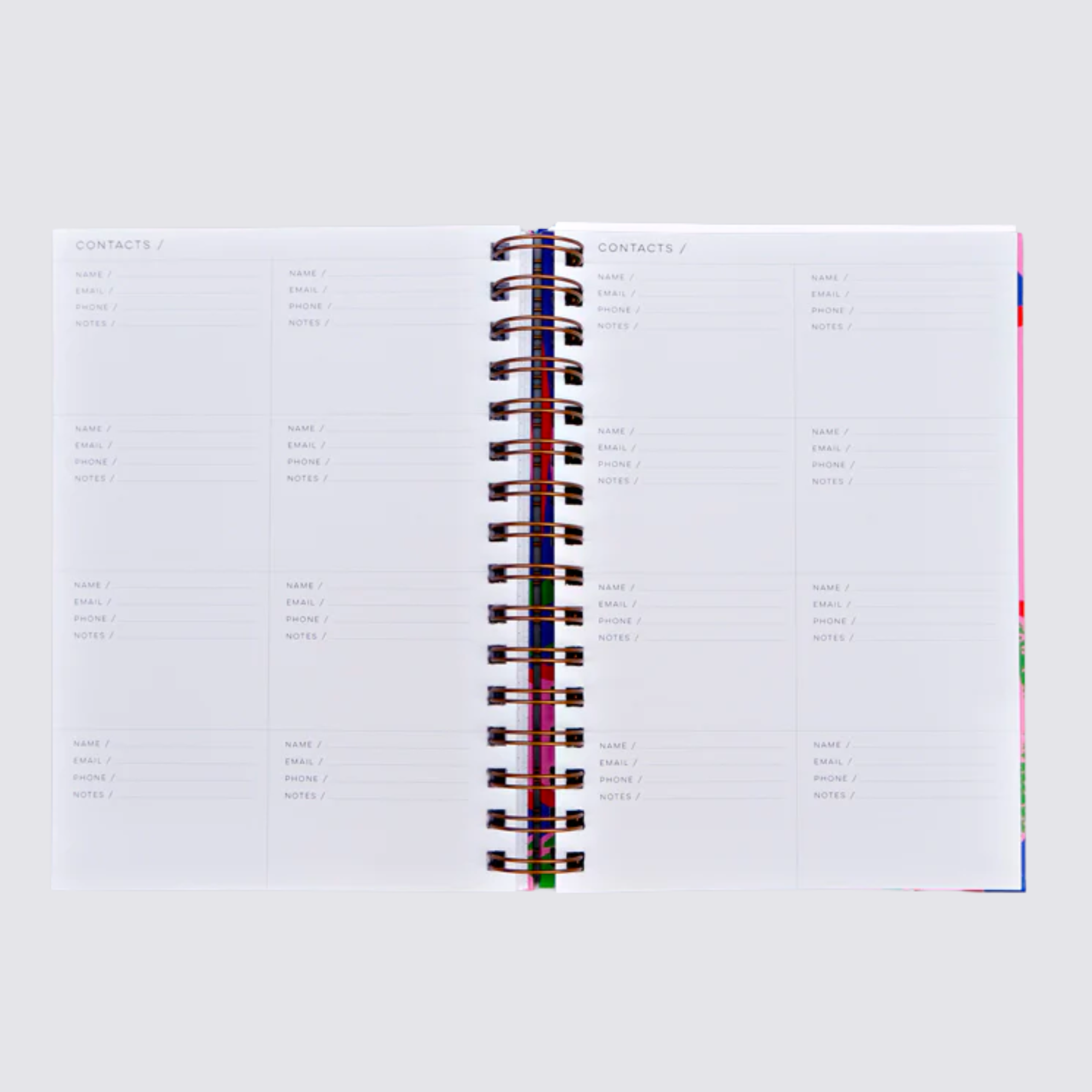 Athens Undated Hardcover Weekly Planner