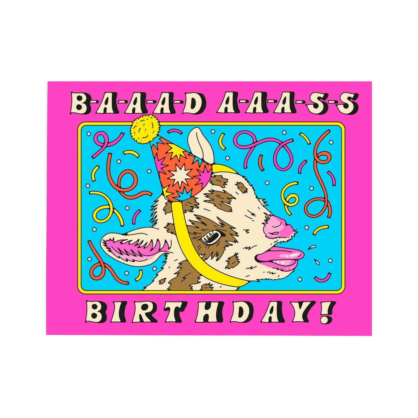 Bad Ass Birthday Greeting Card