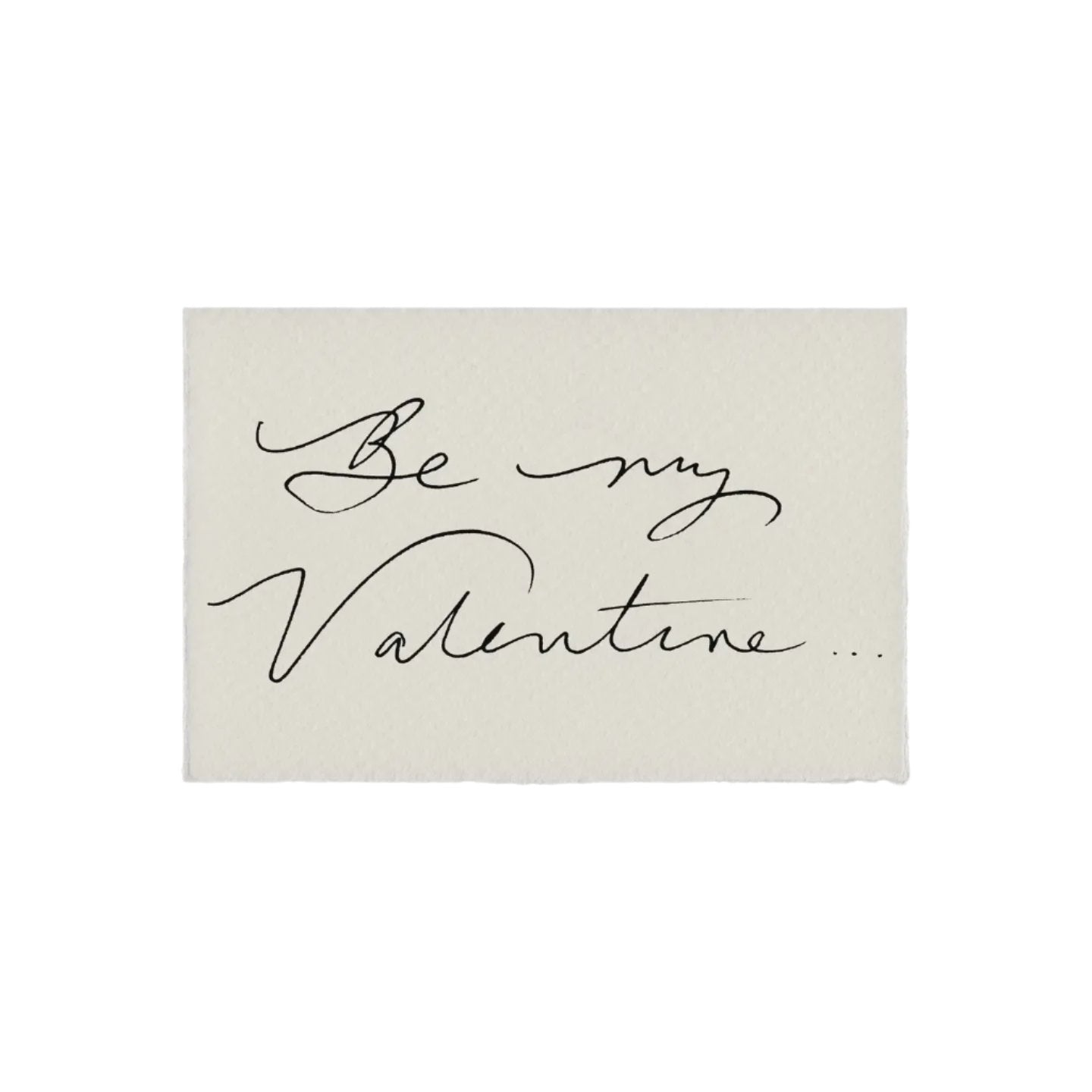 Be My Valentine Card