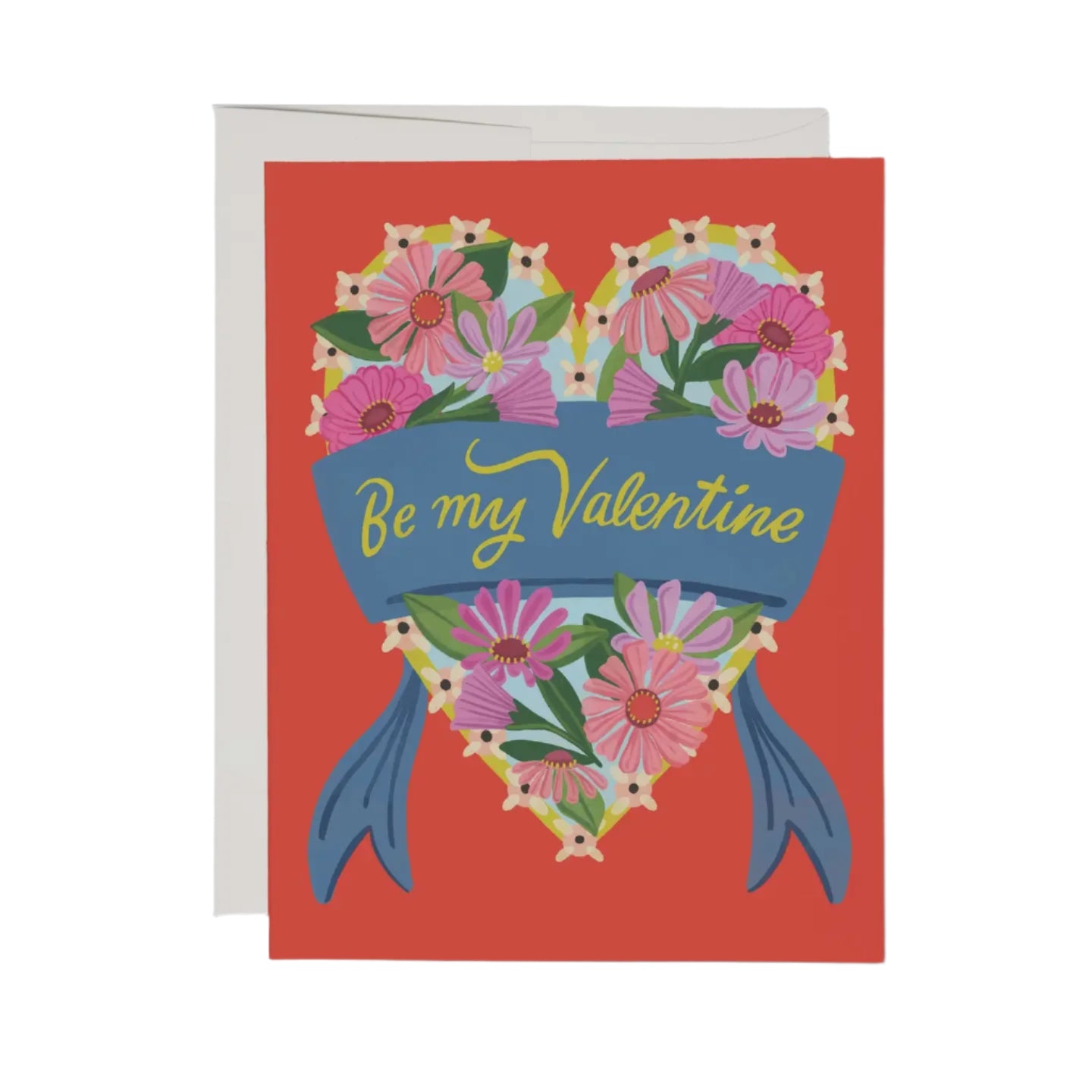 Daisy Heart Valentine Card
