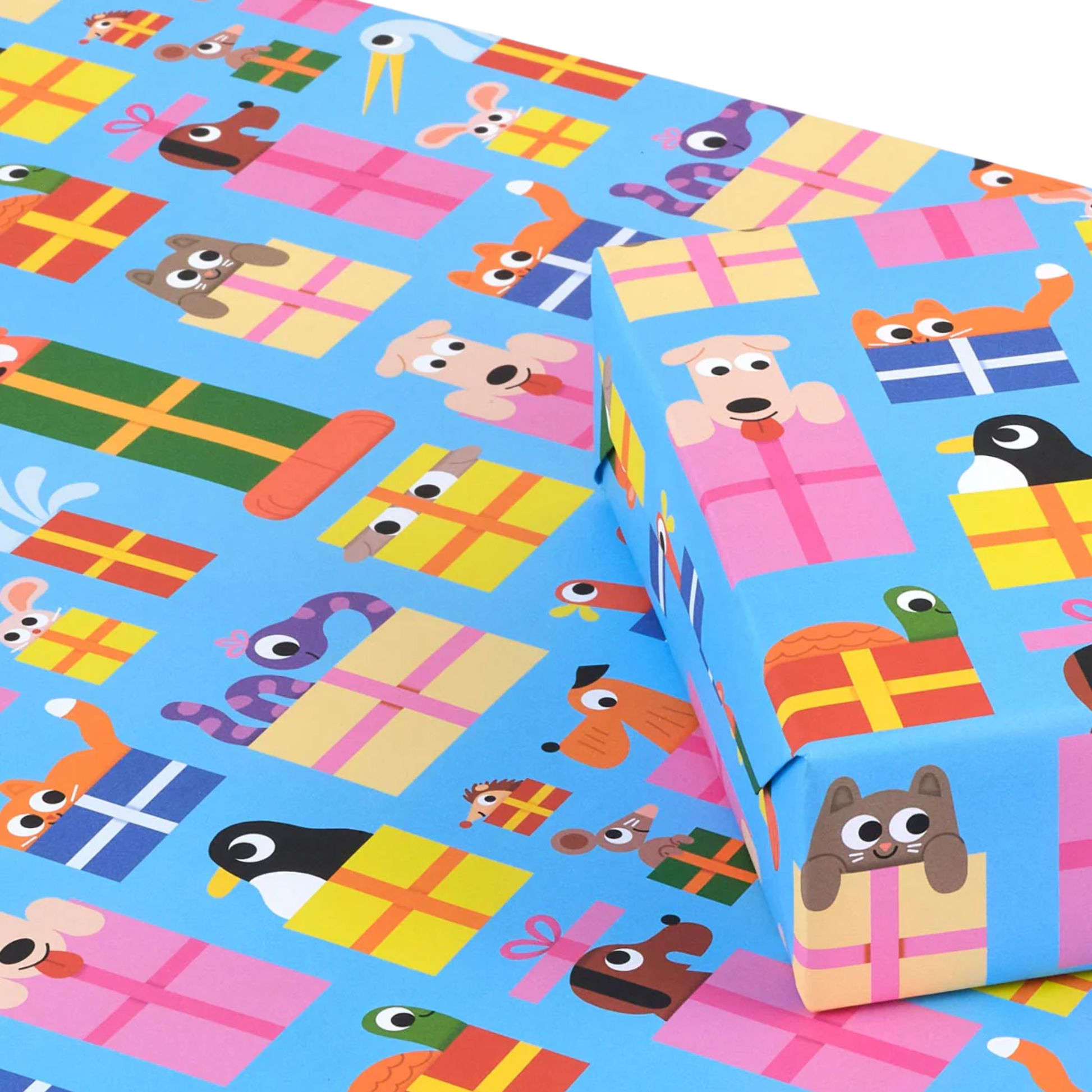 Gift Wrap - Birthday Animals