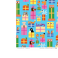 Animals Birthday Gift Wrap Paper 
