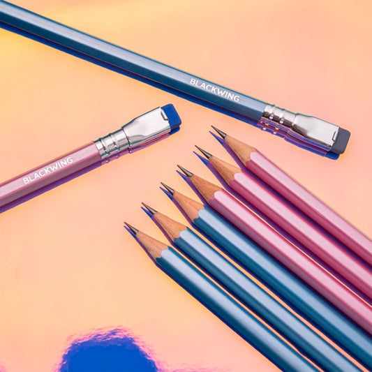 Blackwing Pearlescent Pencil - Blue - Set of 12