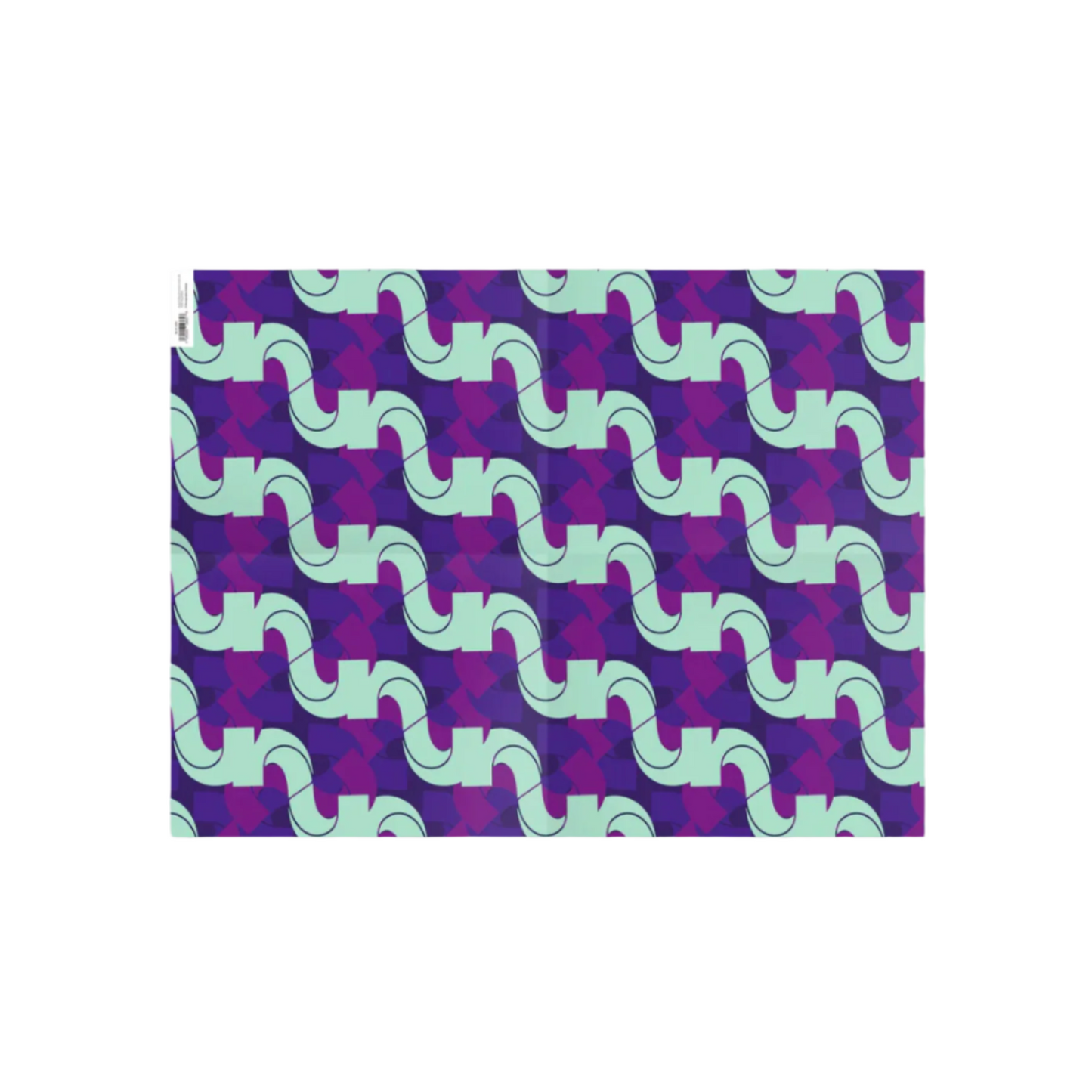 purple boho gift wrap