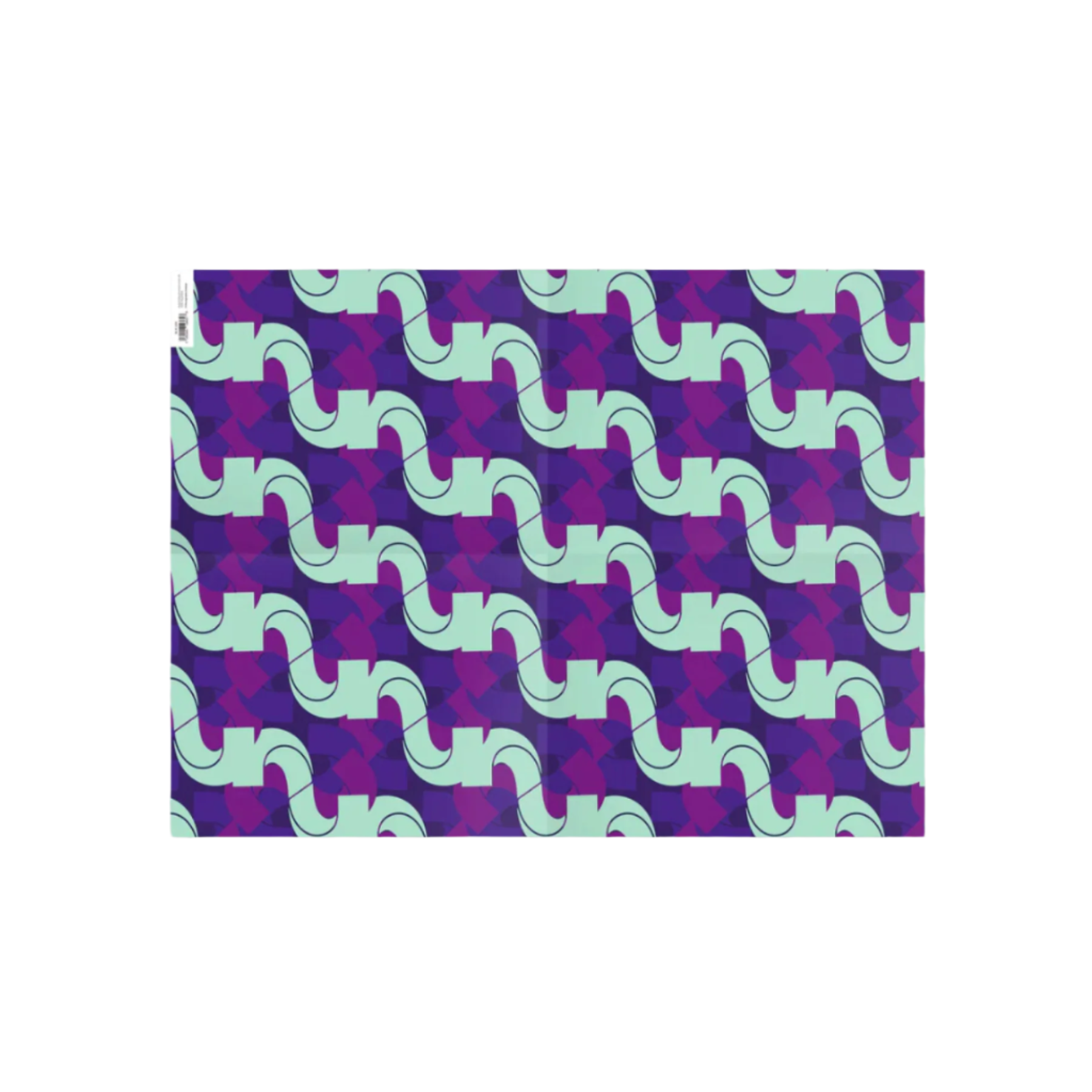 Gift Wrap Sheet - Boho Purple Print