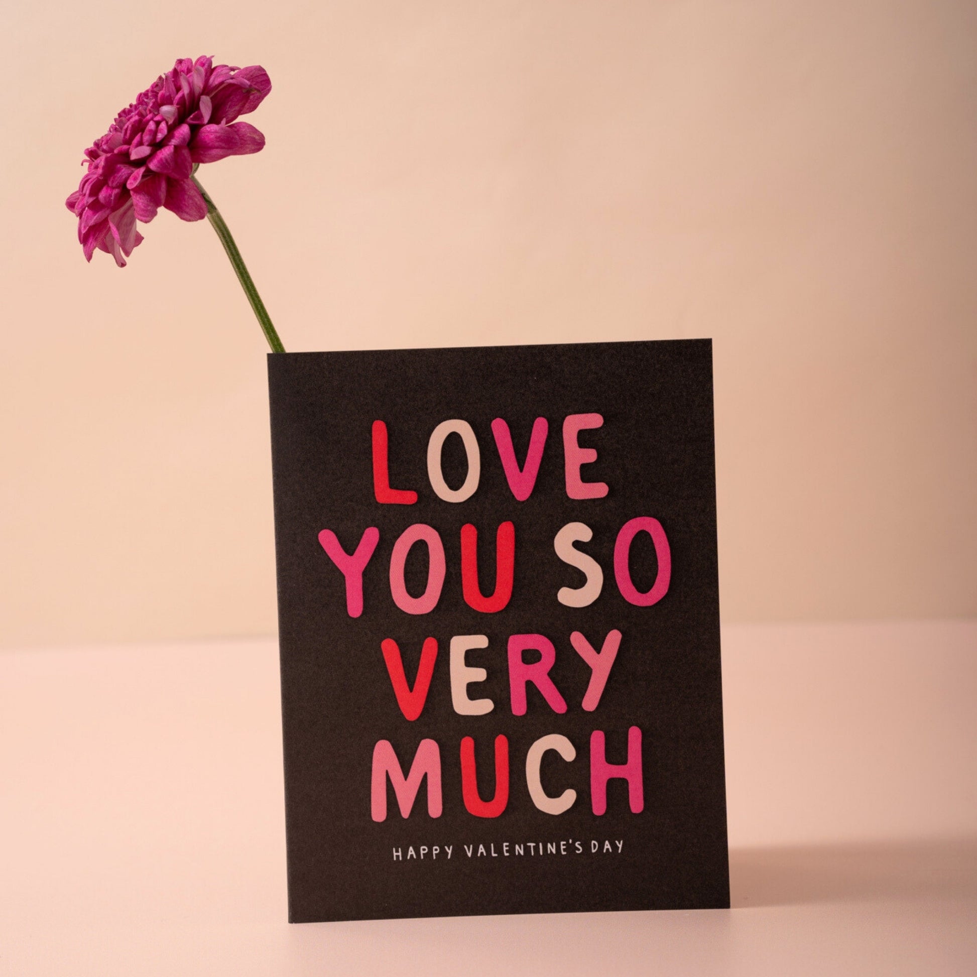Love You Valentines Card