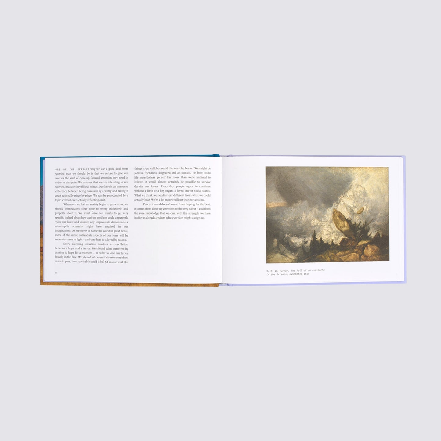 art book with calming images 