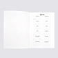 Weekly Undated Planner A5 - Capri No. 1